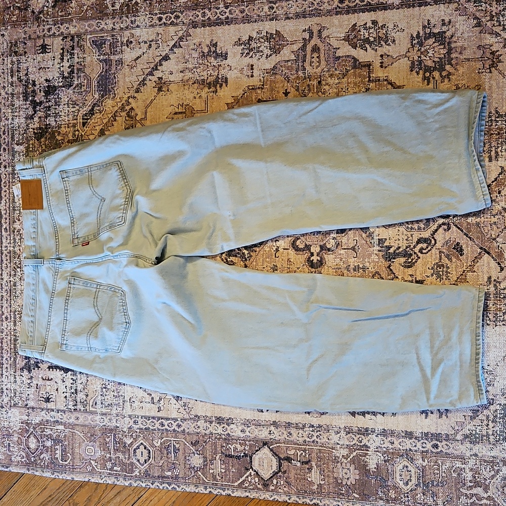 Levi's Light Blue Wide Leg Jeans - Picture 5 of 6